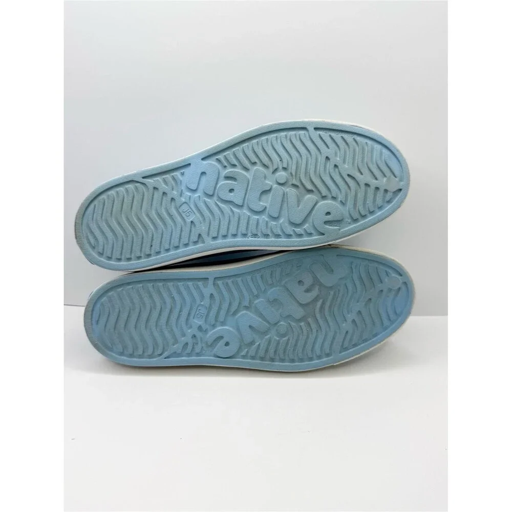 Native Jefferson Sky Blue Water Shoes Youth Juniors Girls Size 5
